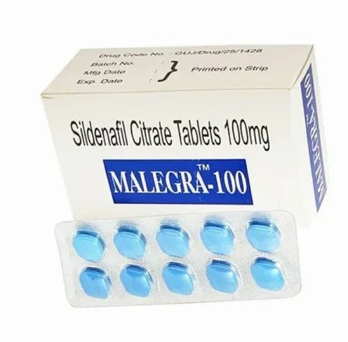 Malegra 100 mg Sildenafil Citrate Tablet